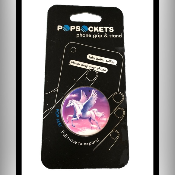 PopSockets Collapsible Grip & Stand for Phones and Tablets pegasus magic - Picture 1 of 1